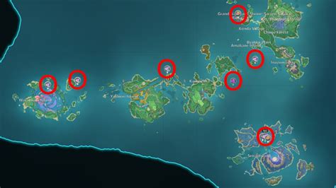 inazuma fishing spots|Genshin Impact Fishing Spots Map (Updated for 4.1) .